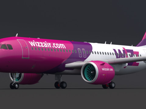 Wizz Air A320 3D 모델