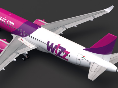 Wizz Air A320 3D 모델
