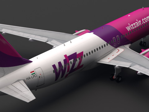 Wizz Air A320 3D 모델