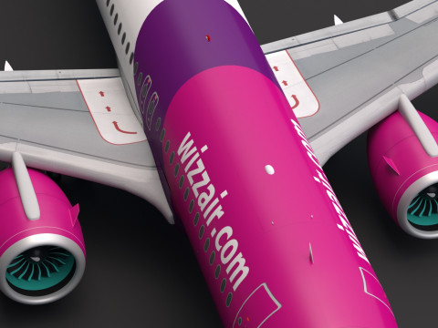 Wizz Air A320 3D 모델