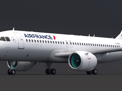 Air France A320 Airbus Model 3D