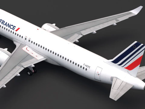 Air France A320 Airbus 3D Model