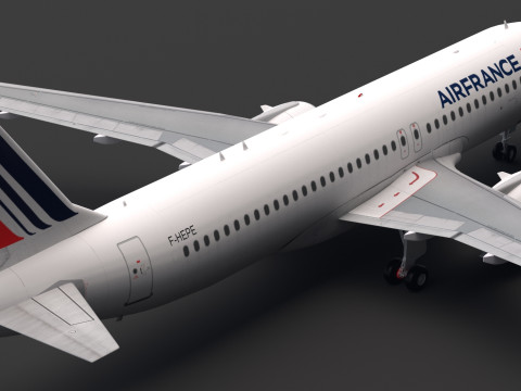 Air France A320 Airbus Model 3D