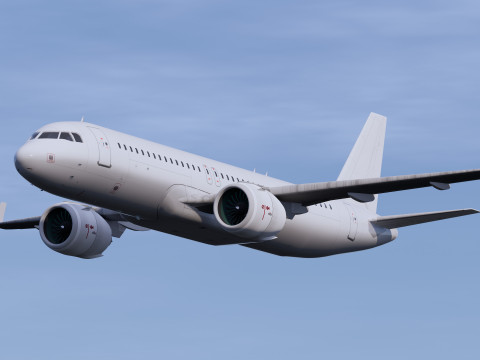 Airbus A320 Generic 3D Model