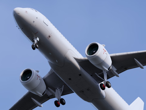 Airbus A320 Generic 3D Model