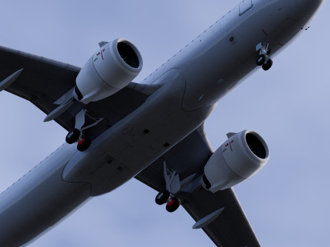 Airbus A320 Generic 3D Model