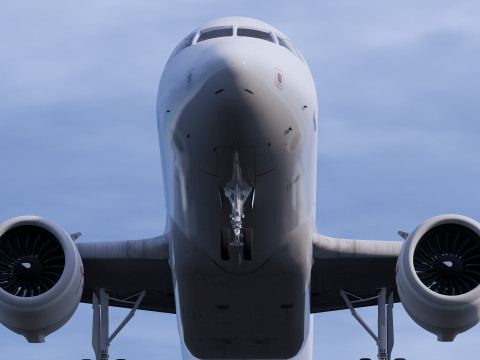 Airbus A320 Generic 3D Model