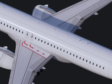 Airbus A320 Generic 3D Model