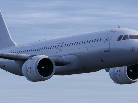 Airbus A320 Generic 3D Model