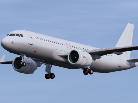 Airbus A320 Generic 3D Model