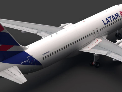 Latin Havayolları A320 3D Model