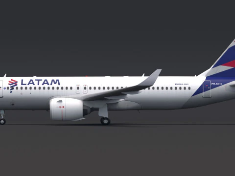 Latin Havayolları A320 3D Model