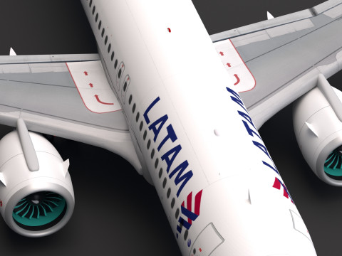Latam Airlines A320 3D Model