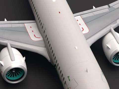 Alitalia A320 NEO 3D Model