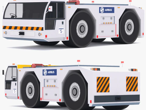 Traktor Penarik Pesawat Model 3D