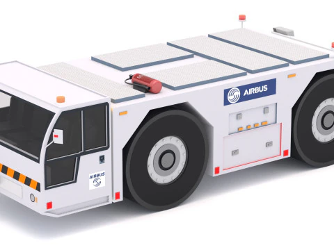 Aircraft Towing Tractor 3D Model