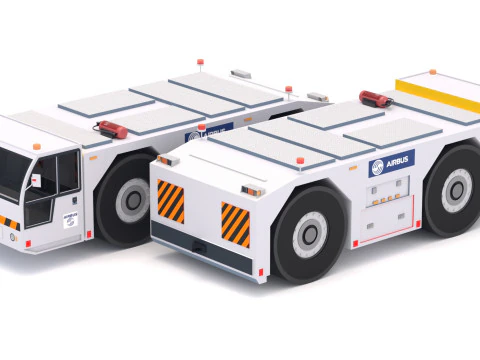 Aircraft Towing Tractor 3D Model