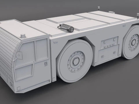 Aircraft Towing Tractor 3D Model