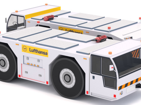 लुफ्थांसा टोइंग ट्रैक्टर 3D मॉडल