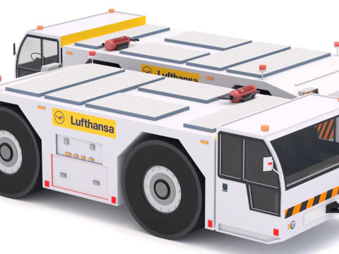 ルフトハンザ トーイング トラクター 3Dモデル