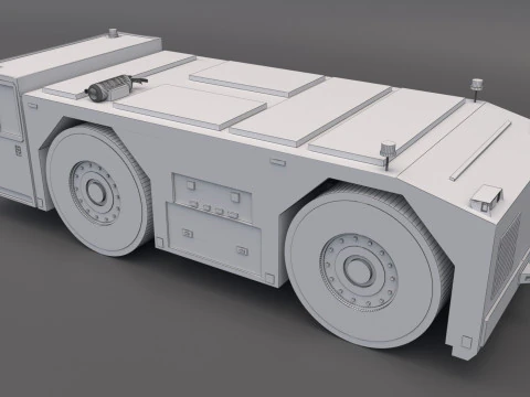 ルフトハンザ トーイング トラクター 3Dモデル