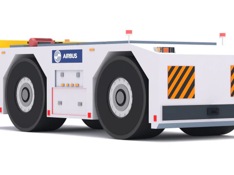 Airbus Towing Tractor 3D Model