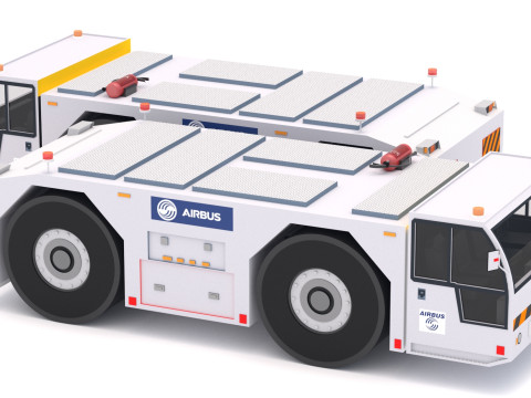 एयरबस टोइंग ट्रैक्टर 3D मॉडल