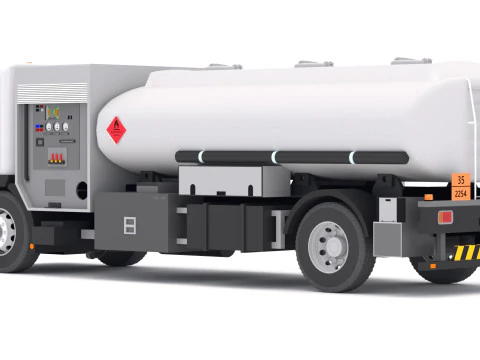 Generic Fueler Aircraft 3D Model