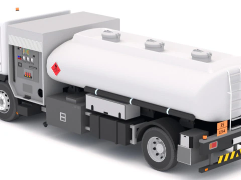 Generic Fueler Aircraft 3D Model