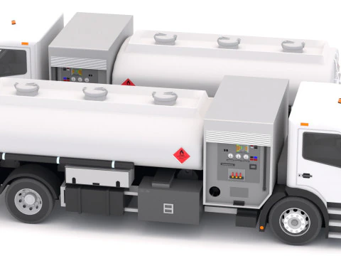 Generic Fueler Aircraft 3D Model