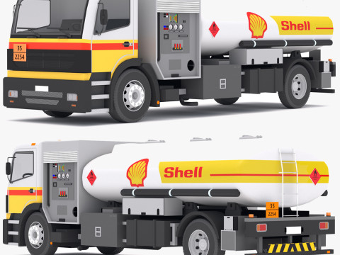 Yakıt İkmal Uçağı SHELL 3D Model