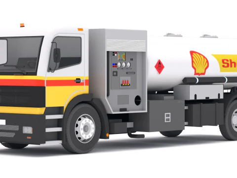 SHELL dell'aereo da rifornimento Modello 3D