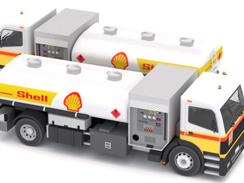 SHELL dell'aereo da rifornimento Modello 3D