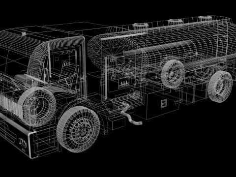 SHELL dell'aereo da rifornimento Modello 3D