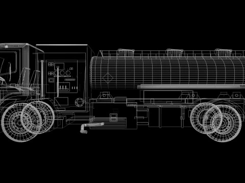 SHELL dell'aereo da rifornimento Modello 3D