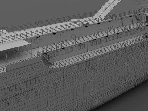Helenik Deniz Yolları Nissos Mykonos 3D Model