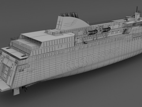 Hellenic Seaways Ніссос Хіос 3D Модель