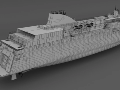 Hellenic Seaways Nissos Chios Modello 3D