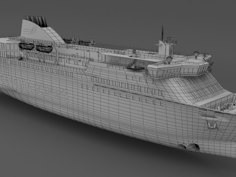Hellenic Seaways Ніссос Хіос 3D Модель