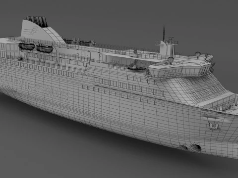 Hellenic Seaways Nissos Chios Modello 3D