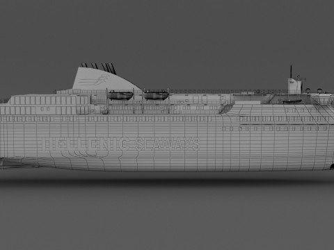 Hellenic Seaways Ніссос Хіос 3D Модель