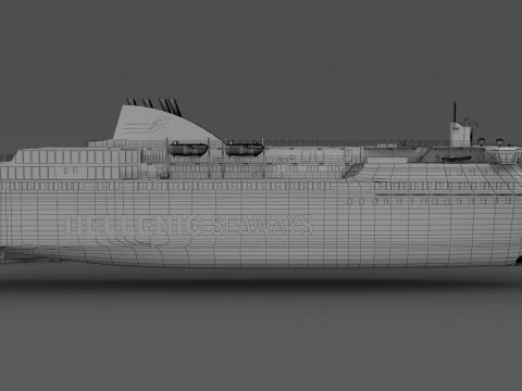 Hellenic Seaways Nissos Chios Modello 3D