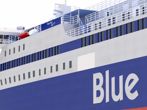 Blue Star Ferries - Blue Star Myconos 3D Model