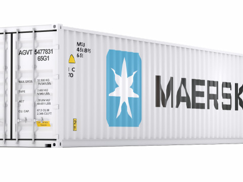 Транспортний контейнер Maersk 3D Модель