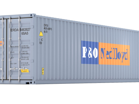 Contenedor de envío PO Nedlloyd Modelo 3D