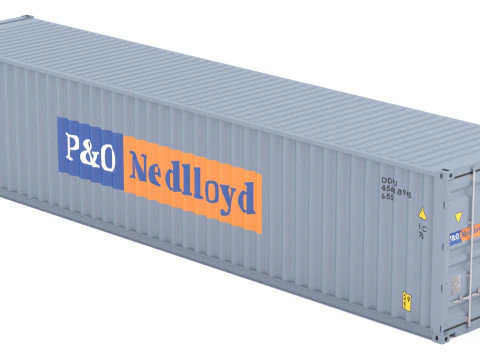 PO Nedlloyd Shipping Container 3D Model