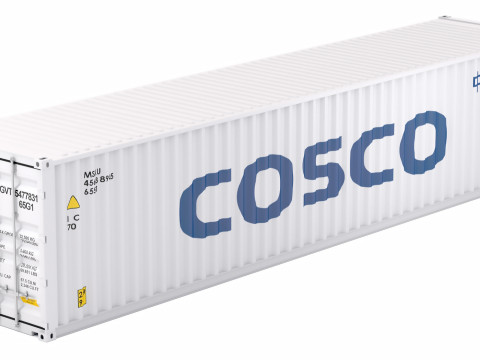 中远海运集装箱 3D 模型