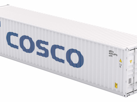 中远海运集装箱 3D 模型