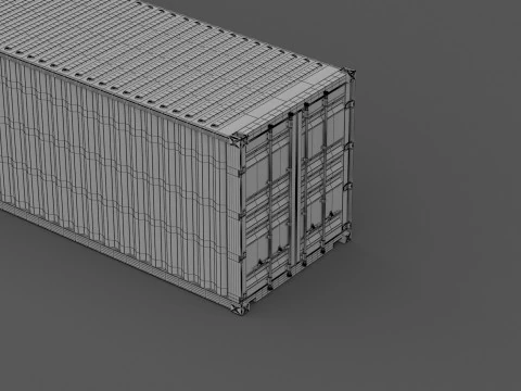 Mediterranean Shipping Company MSC Container 3D Model
