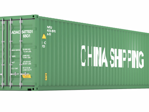 Contêiner de transporte chinês Modelo 3D